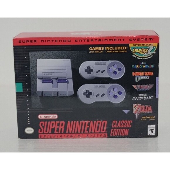 Super Nintendo Classic Edition Gray NEW - Picture 1 of 2